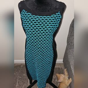 Black & Teal R&M Richards Women's 12 Dress